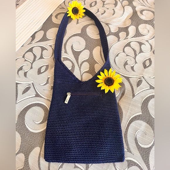 The Sak Chic Navy Knit Shoulder Bag - Picture 1 of 3